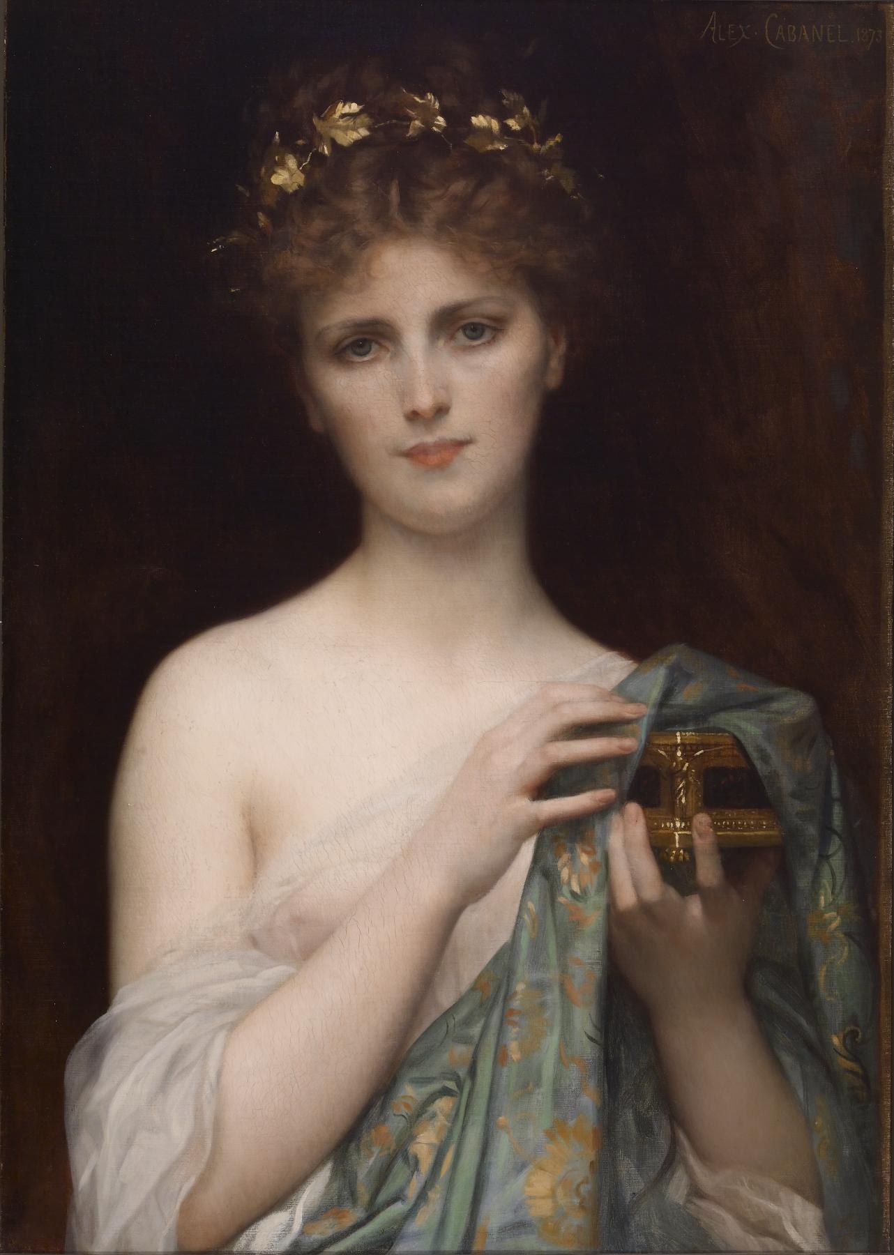 アレクサンドル・カバネル《パンドラ》1873年 ウォルターズ美術館蔵