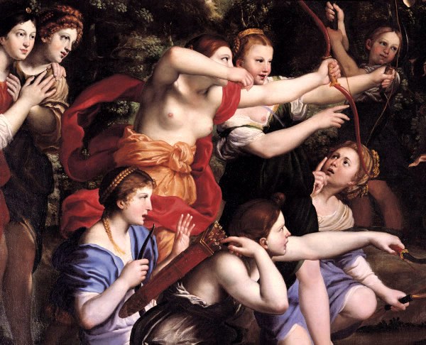 ドメニキーノ《ディアナの狩》1616-17年 ボルゲーゼ美術館