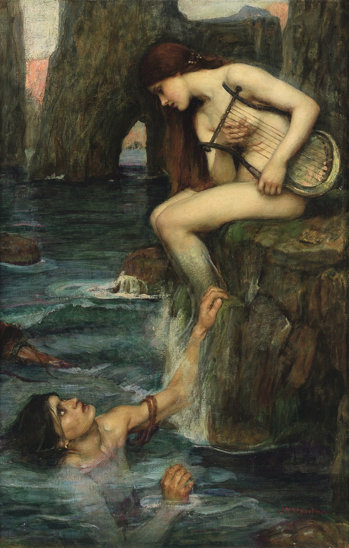 John William Waterhouse The Siren 1900 Private collection